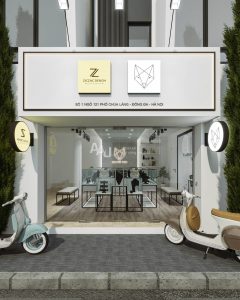 Thiết kế shop phụ kiện trang sức Cáo Bạc Store