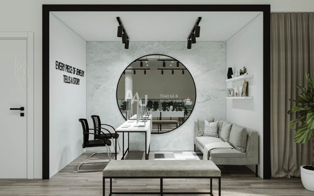 Thiết kế shop phụ kiện trang sức Cáo Bạc Store