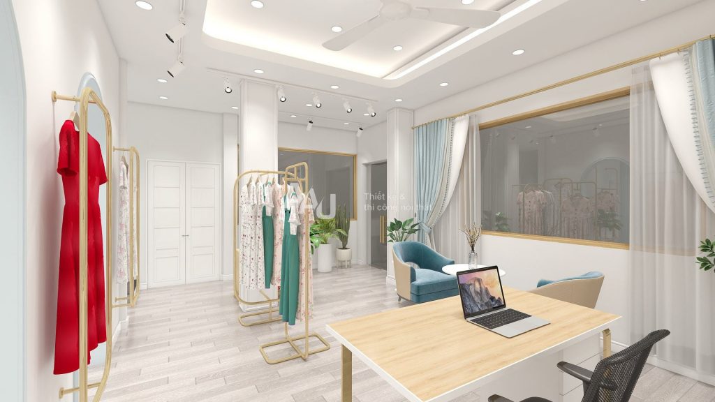 thiết kế phòng livestream quần áo