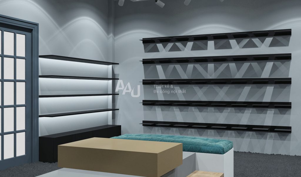 thiết kế shop giày sneaker