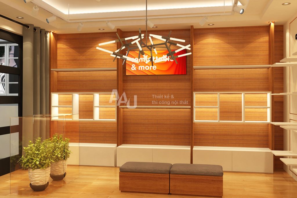 thiết kế cửa hàng giày dép