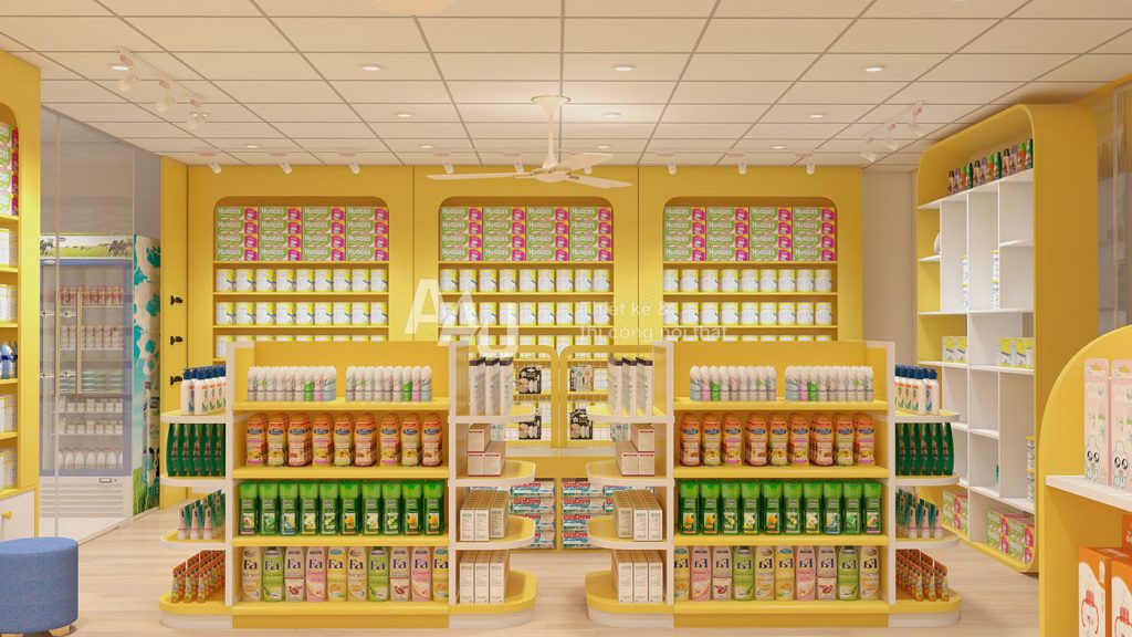 thiết kế shop mẹ và bé