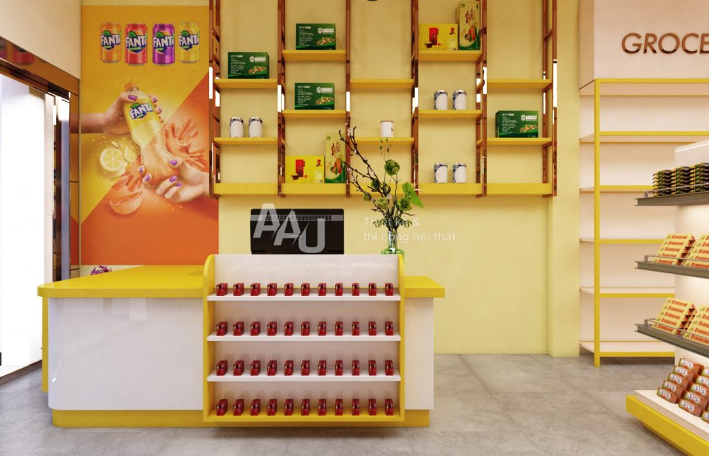 Thiết kế nội thất siêu thị