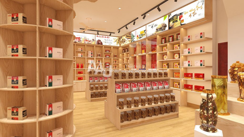 thiết kế cửa hàng rượu