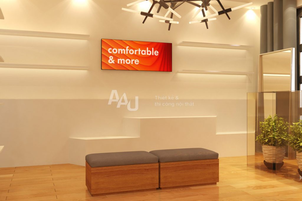 thiết kế cửa hàng giày dép