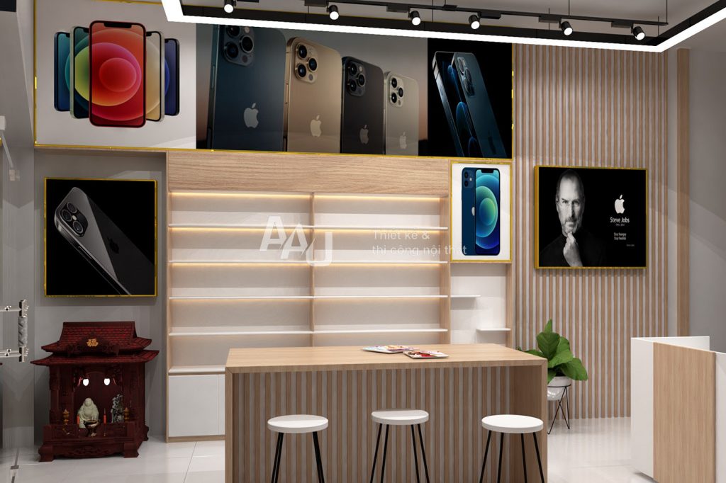 Cách trưng bày cửa hàng điện thoại