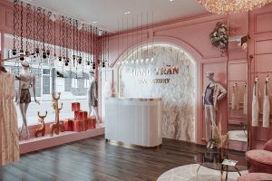 Thiết kế shop đồ lót Hằng Trần