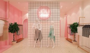 Thiết kế cửa hàng quần áo nữ Joli Closet