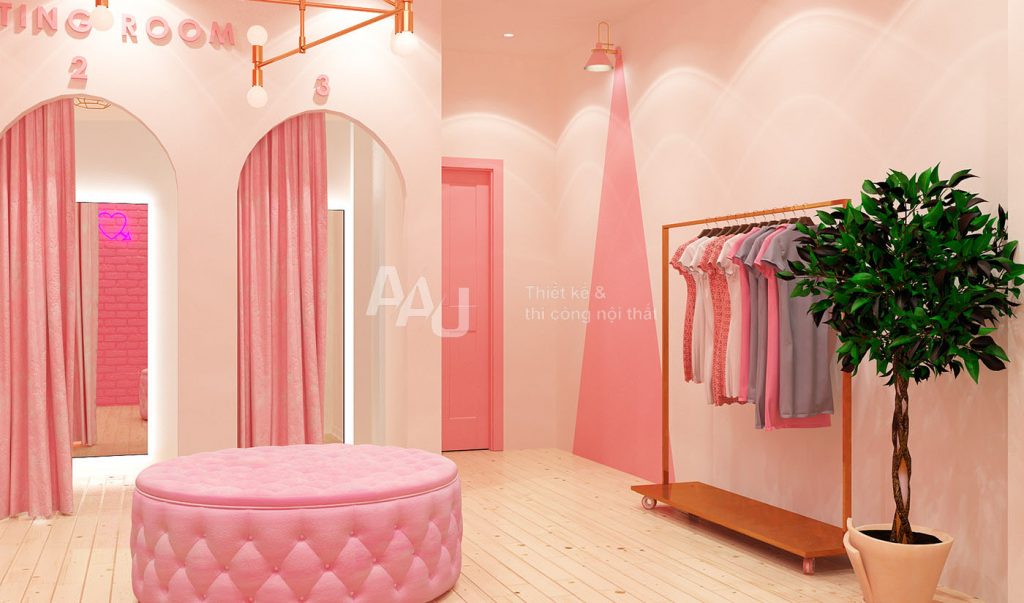 Bản vẽ thiết kế shop quần áo Joli Closet