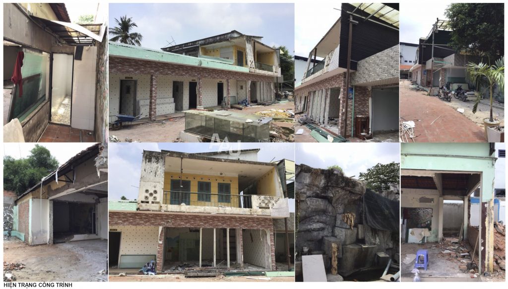 thiết kế nhà hàng sân vườn