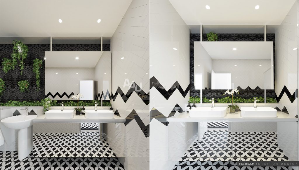 thiết kế nhà hàng sân vườn