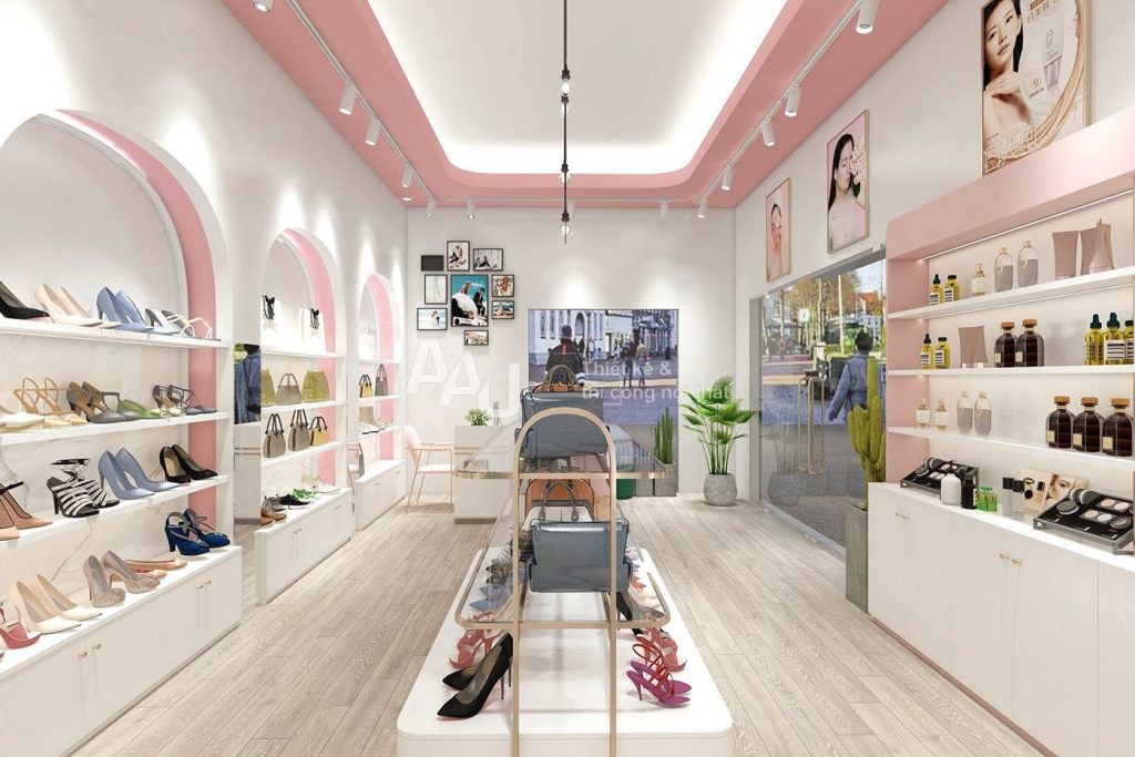 Thiết kế shop túi xách thời trang