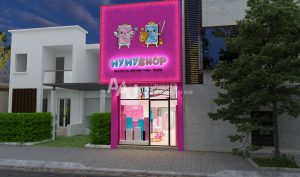 Thiết kế shop phụ kiện điện thoại - HyHy Shop