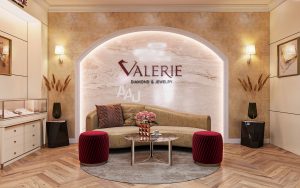 Thiết kế shop phụ kiện thời trang, showroom Valerie