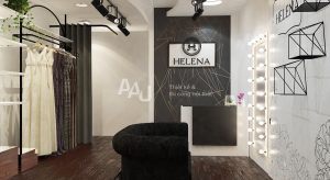 Thiết kế shop quần áo nữ Helena Store
