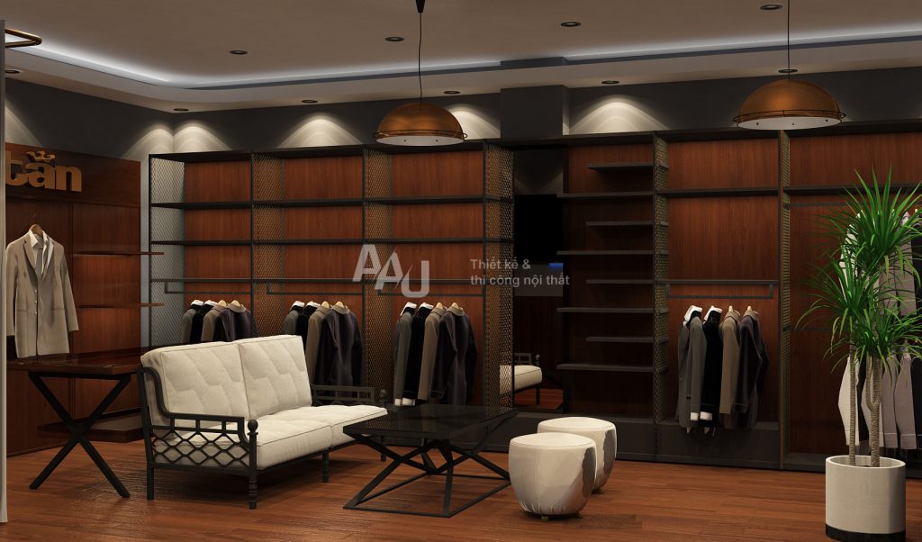 Phong cách thiết kế shop thời trang