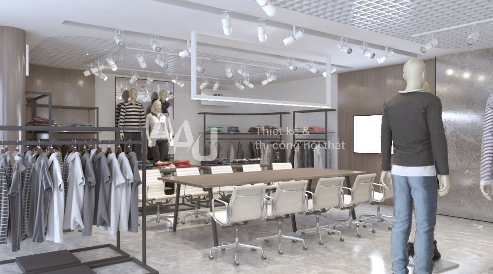 mẫu thiết kế shop quần áo nữ