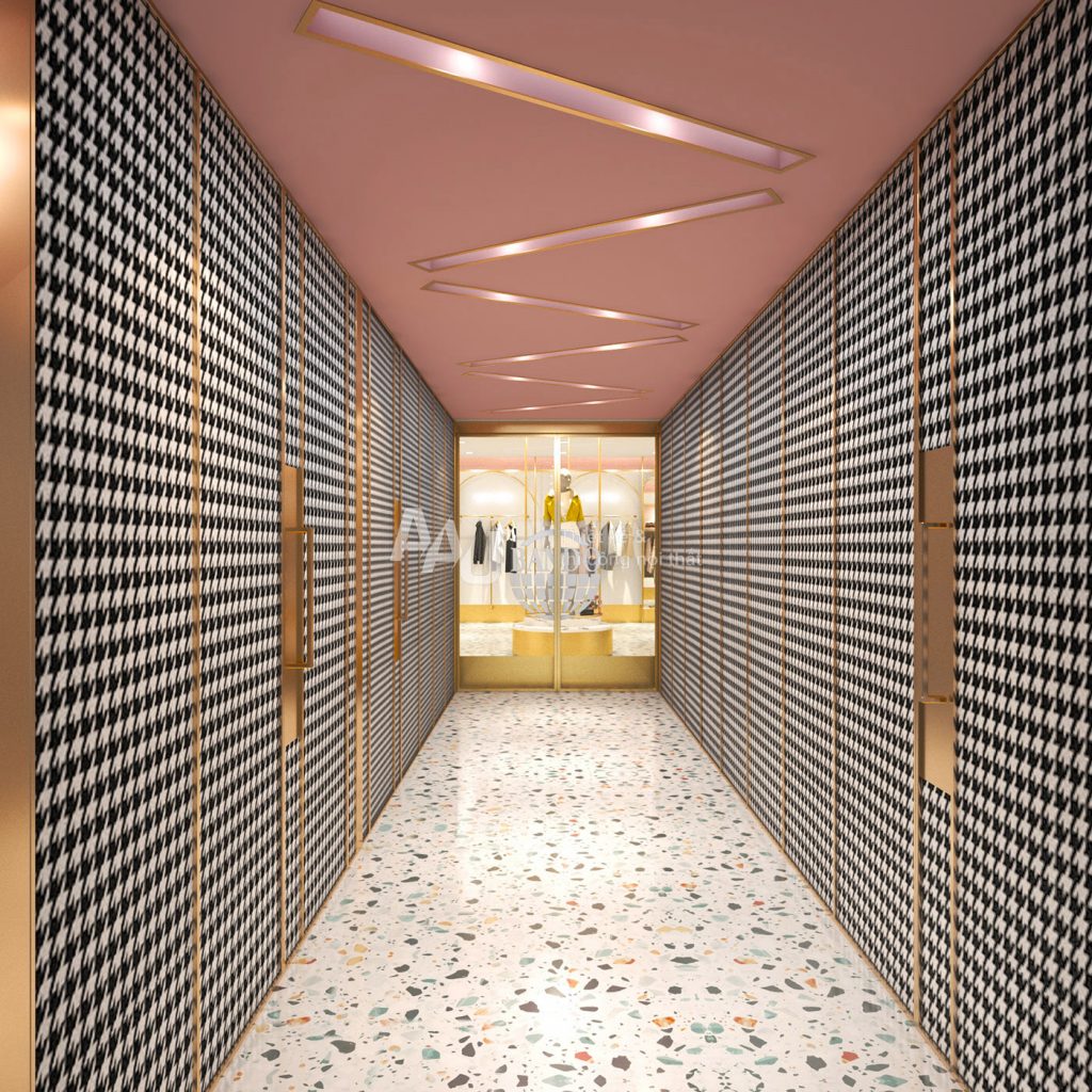 mẫu thiết kế shop quần áo nữ