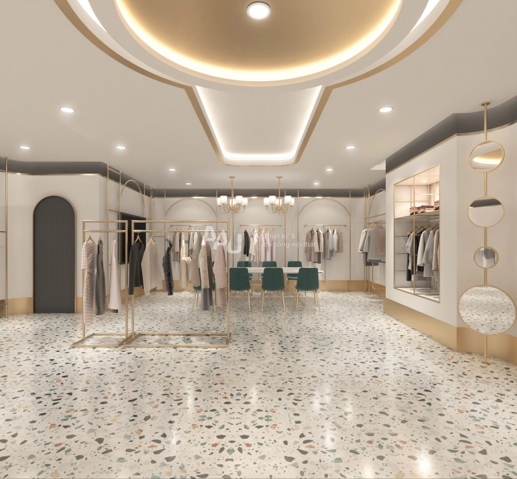 mẫu thiết kế shop quần áo nữ