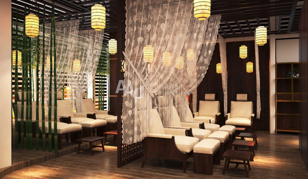 thiết kế spa massage