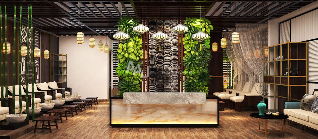 thiết kế spa massage