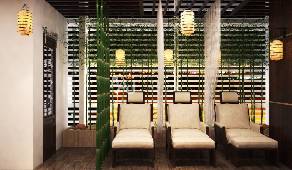 thiết kế spa massage