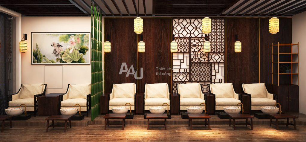 thiết kế spa massage