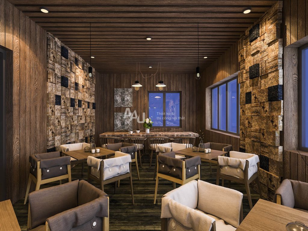 Mẫu thiết kế nội thất nhà hàng đẹp