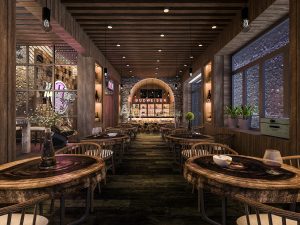 Bản thiết kế nhà hàng Ivanka HCM