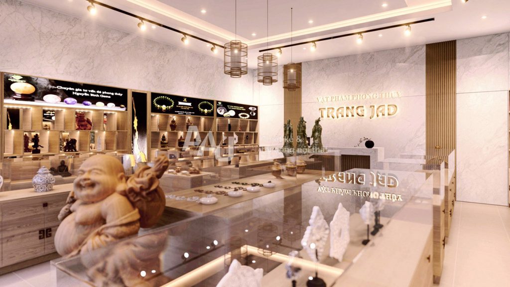 Mẫu thiết kế showroom phong thủy Trang JAD