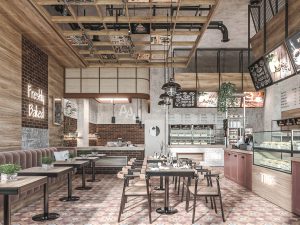 Mẫu thiết kế tiệm bánh Quân Bakery