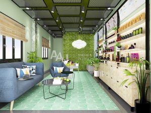 Thiết kế cửa hàng bán mỹ phẩm