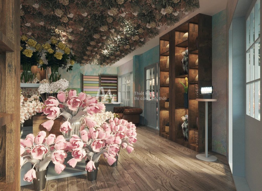 Thiết kế cửa hàng hoa Flower Shop Vincom