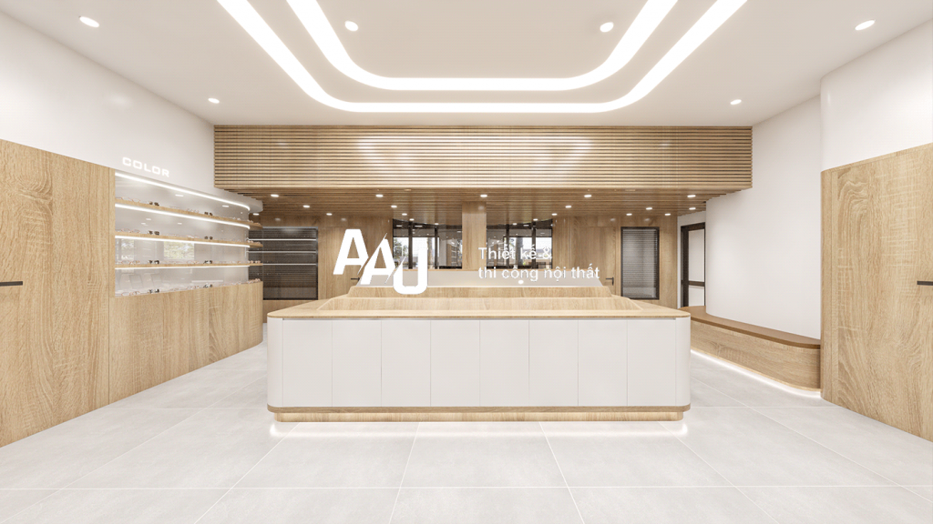 Thiết kế cửa hàng mắt kính - Hoàng Mai, Hà Nội