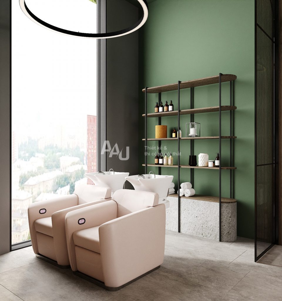 thiết kế cửa hàng nail