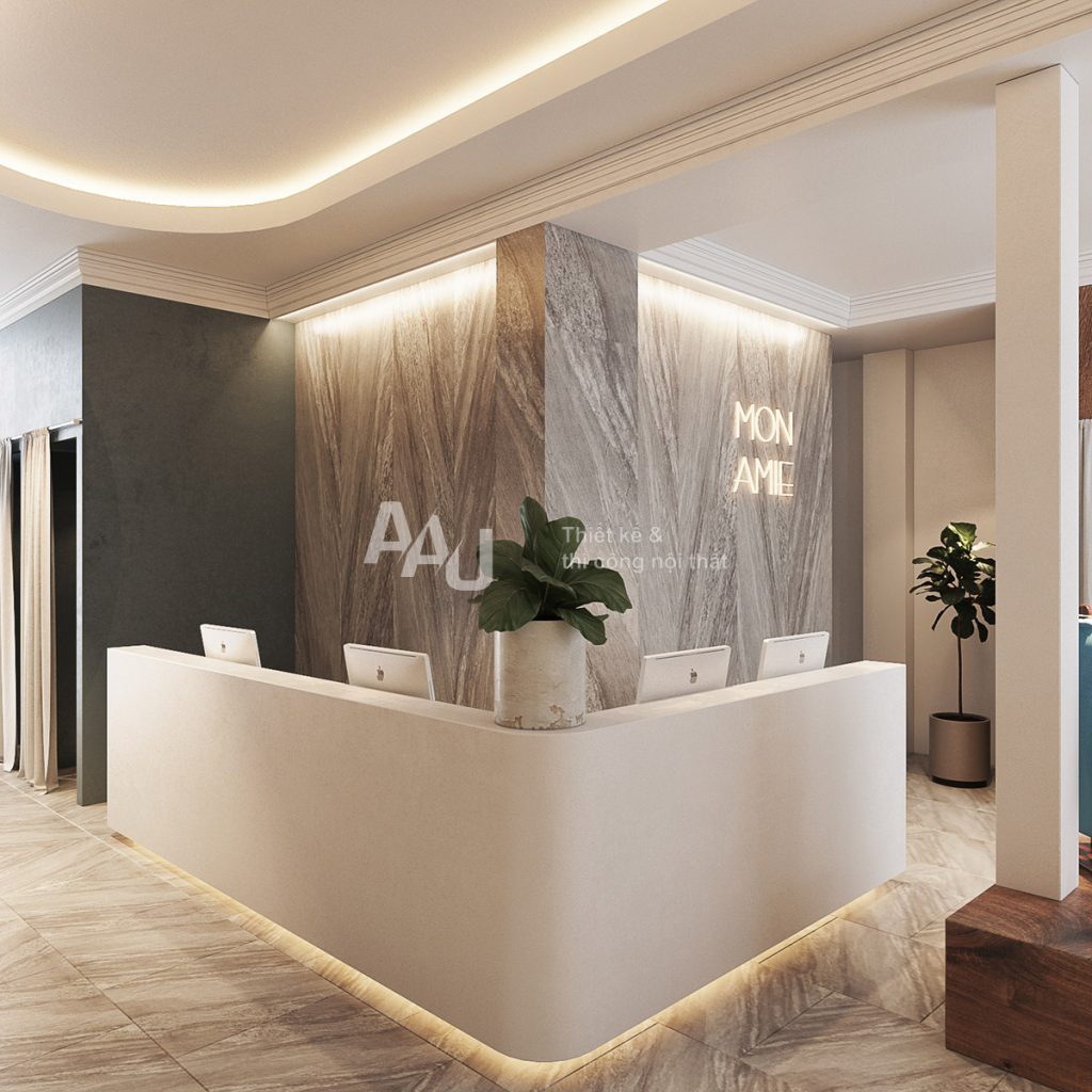 Thiết kế cửa hàng thời trang nam Mon Amie Q5