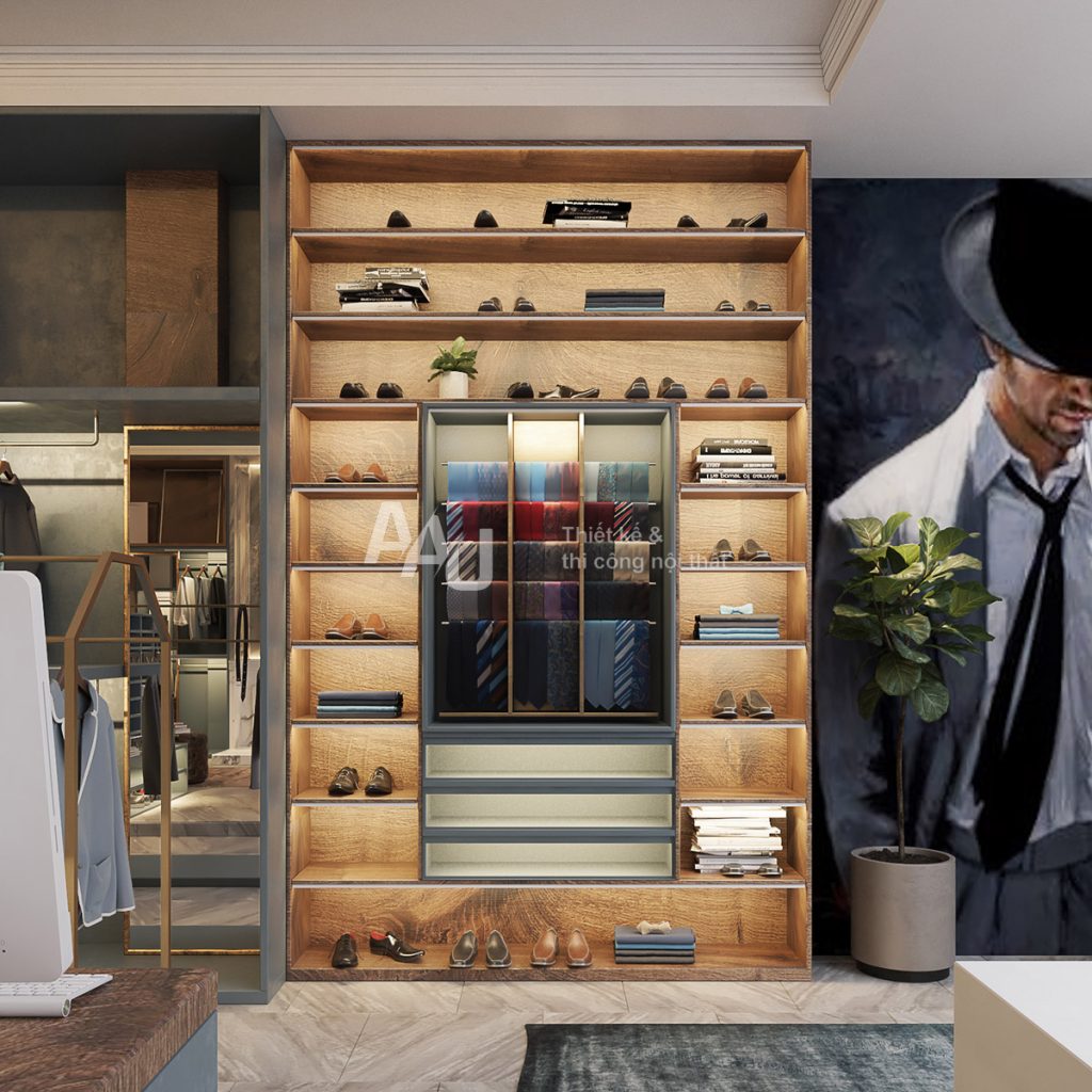 Thiết kế cửa hàng thời trang nam Mon Amie Q5