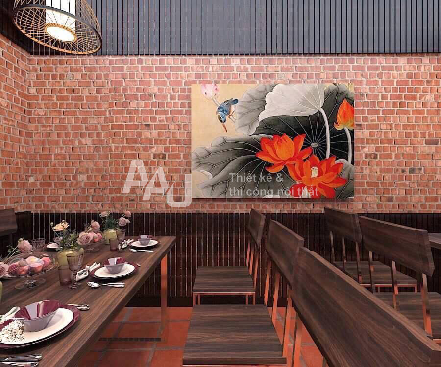 Mẫu thiết kế quán ăn gia đình