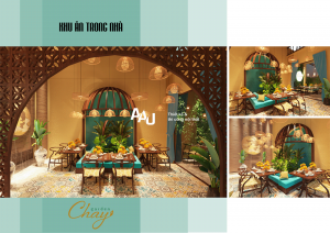 Thiết kế nhà hàng chay - Chay Garden Q7