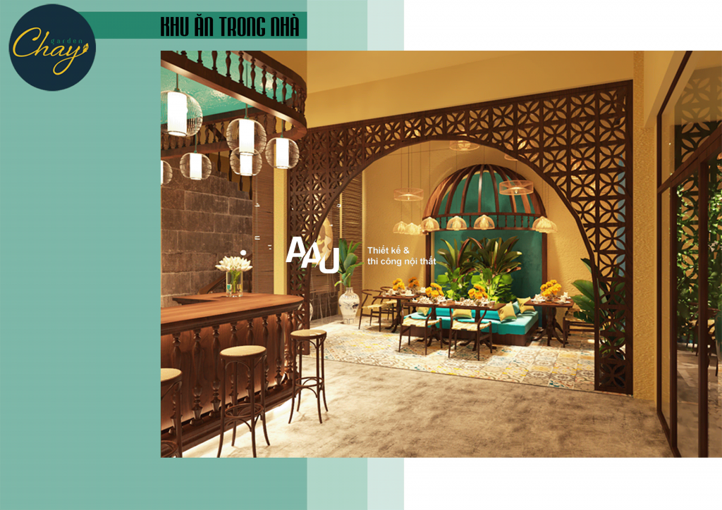 Thiết kế nhà hàng chay - Chay Garden Q7