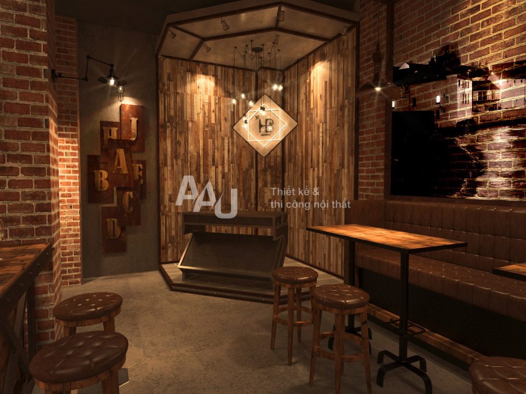 Thiết kế nhà hàng hầm rượu - The Vault Bar Q1
