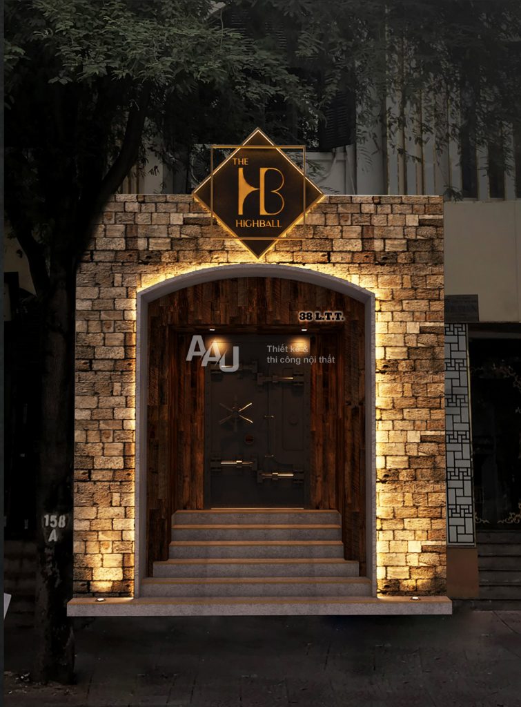 Thiết kế nhà hàng hầm rượu - The Vault Bar Q1