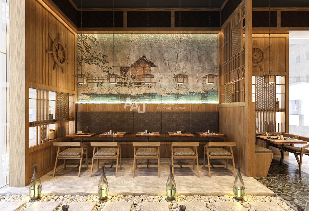 Thiết kế nhà hàng kiểu nhật - Shinko Restaurant