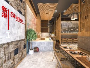 Thiết kế nhà hàng kiểu nhật - Shinko Restaurant