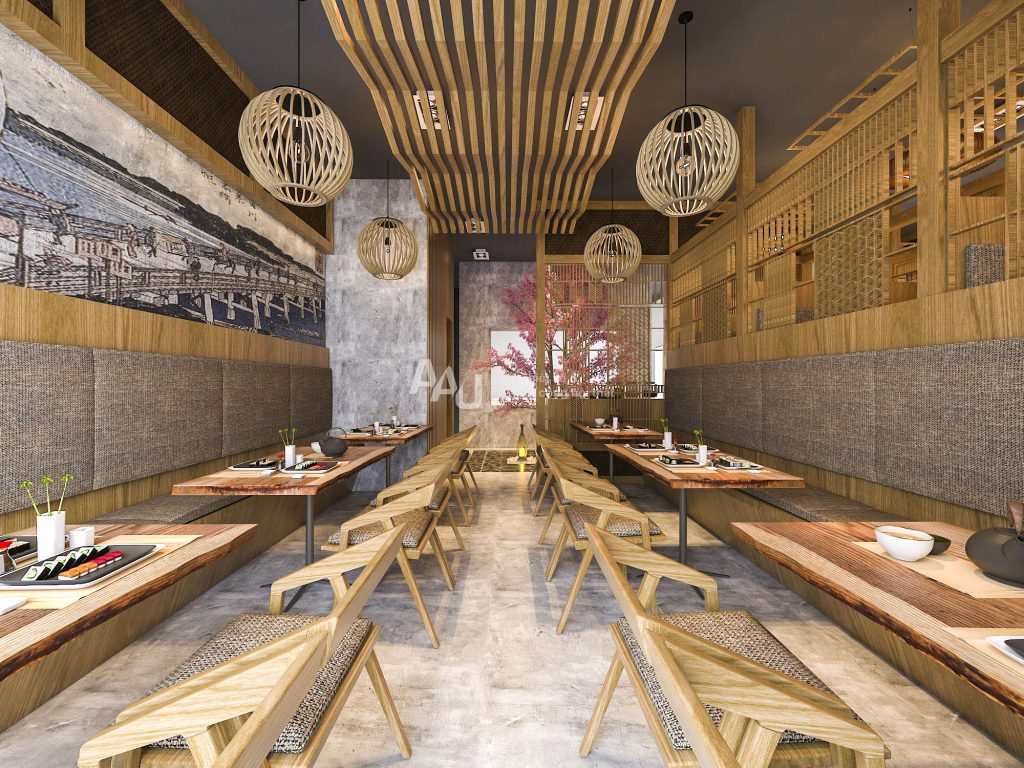 Thiết kế nhà hàng kiểu nhật - Shinko Restaurant