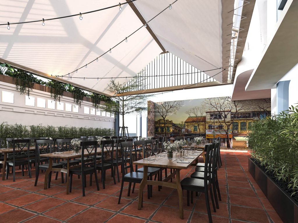 Thiết kế nhà hàng sang trọng Saigon Chef's