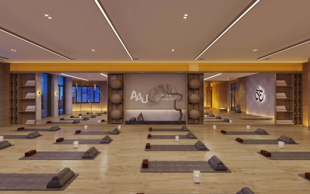 Thiết kế phòng Yoga