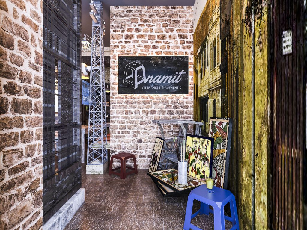 Thiết kế quán ăn đẹp - Anamit 2