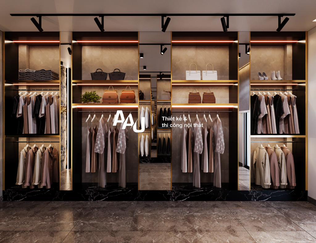 Thiết kế shop bán quần áo Sơn Trần