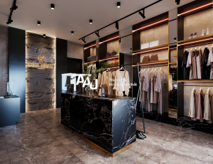 Thiết kế shop bán quần áo Sơn Trần